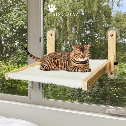 Hamaca Gato Ventana Plegable - Cama Ventana para Gatos - Hamaca para Gatos - Gatos Accesorios - Gatos Ventana - 20kg