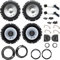 Kit 6 Altoparlanti Alpine Casse con adattatori per Installazione compatibili con Fiat Panda 2003-2012