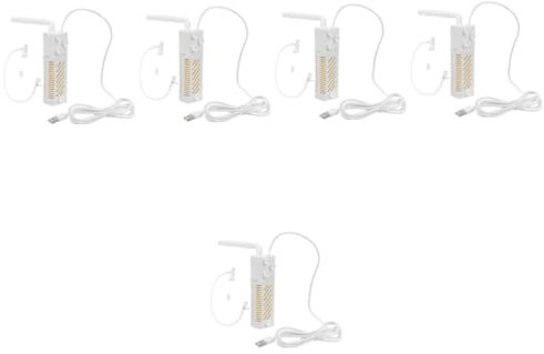 POPETPOP 5St Tauchpumpe Sieb Filter Wasserpumpe tauchbar Wasserpumpen tauchfähig im Freien kleine Teichpumpe Aquarium Pumpe USB Umwälzpumpe Systempumpe Brunnenpumpe Plastik Weiß