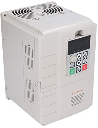 Variateur de Fréquence 5,5 KW, Onduleur VFD 30 A, monophasé, Entrée 220 V, Convertisseur de Fréquence de Sortie triphasé 380 V pour le Contrôle de la Vitesse du Moteur de broche.