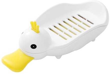 Hosoncovy Cartoon Ente Seifenschale Haushalt Seifenhalter Bar Seifenhalter Schwamm Halter Seifenschachtel Badezimmer Seifenhalter Selbst Drainage Seifenhalter Seifenhalter Seifenspender