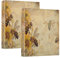 Ordner mit 3 Ringen, Vintage-Bienen und Sonnenblumen, 3 Ringe, dekorativ, hält 200 Blatt, langlebige Basisordner für Schule, Büro, Zuhause, 2 Stück