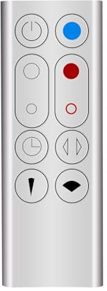 GOUYESHO Nouvelle télécommande de Remplacement pour Dyson Fan AM09 (Argent)