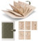 Vlando Travel Jewellery Organiser, Foldable Jewellery Storage Book, Jewellery Case Ring Binder with 5pcs Velvet Jewellery Pouches Bag for Necklace, Earring, Bracelets, Ring, Brooches (Green)