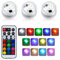 Mini luci a LED sommergibili con telecomando, piccola vasca idromassaggio, luci subacquee, impermeabili, a batteria, per stagno, fontana, vaso da piscina, giardino, Natale, Halloween, decorazione per