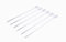 Fleischspieße Edelstahl 6er Set 28 cm – Metall Grillspieße wiederverwendbar für BBQ, Schaschlik, Gemüse, Fleisch – Grillzubehör rostfrei, langlebig, flach, spitz, ideal für Holzkohlegrill