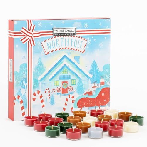 YANKEE CANDLE Calendario dell'Avvento con candele chauffe-plat profumate Home Inspiration