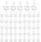 50 Pcs Non-Trace Picture Hooks, Picture Hangers Without Nails, Non-Mark Hook, Invisible Concrete Nail Hard Wall Hook Traceless Hook Photo Frame Hangers for Hardware Drywall