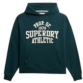 Superdry Damen Athletic Essentials Kapuzenpullover lockere Passform