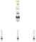 Schneider a9 F03116 interruttore magnetotermico ic60 N, 1p, 16 a, b charakteristik (Confezione da 4)