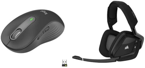 Logitech Signature M650 L & Corsair Void RGB Elite Auriculares Inalámbricos