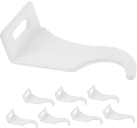 DIYEAH 8pcs Radiator Towel Rail Hooks for Bathroom Versatile Hanger Bracket for Towels and Clothes Easy to Install Split Cap Design Lightweight and Durable