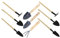 Yardwe 9 Piezas Kit de para Plantas de Interior con Pala Podadora y para Desherbar y Cuidado de Suculentas y