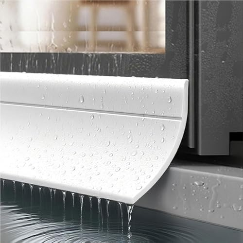 Window Outer Edge Rain Shield，Waterproof self Adhesive External Door Cill，35mm /45mm Width Blocks Water Intrusion