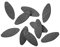 Bosch Accessories Professional Zubehör 2607000148 Flachdübel 55 x 19 x 4 mm, Grau
