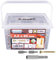 Connex Universalschrauben 5,0 x 80 mm - 140 Stück im Set - Senkkopf - TX-Antrieb - Teilgewinde - Gelb verzinkt - Inkl. Magnethalter & 2 Bits / Schrauben-Set / Schrauben-Eimer / B30177, Silber