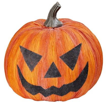 W WIDMANN MILANO Party Fashion 07096 - Halloween Kürbis, 23 cm, Dekoration, Halloween, Karneval, Mottoparty