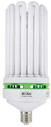 LUMII 125w 200w 300w CFL, Warm Light Bulb Hydroponic Grow EnviroGro (300W Red Spectrum)