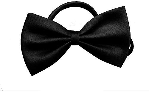 EROSPA® Fliege Hunde-Halsband Katze Welpe Haustiere Krawatte Bowknot Halsschleife (Schwarz)