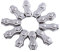 10Pcs M3 Duplex Clips Serre-câbles en Acier Inoxydable pour Filin Cable Inox