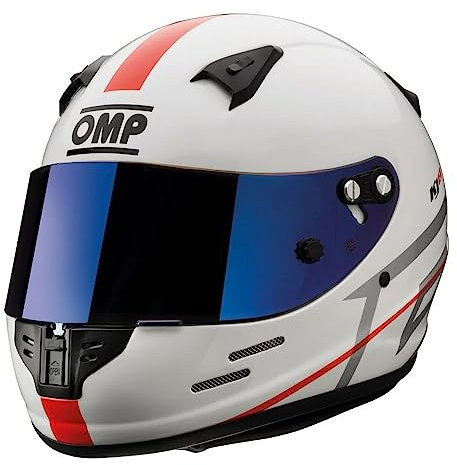 OMP KJ8 EVO CMR WEISS HELM XS KARTING, Weiß