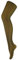 Sock Snob - Ladies Thick Coloured 80 Denier Opaque Patterned Winter Fashion Tights (8-14 UK 36/42, Stripe Mustard)