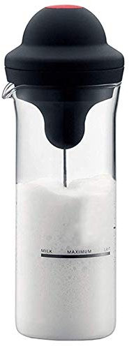 YDong Espumador EléCtrico Espumador de Leche Cafetera de Espuma Batidora de Leche Jarra de Espumador de Leche de BateríA Taza