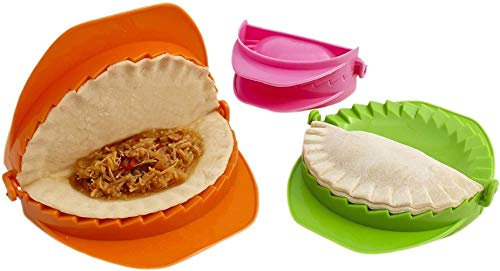 Dough Press Set, Dumplings Maker Perfect for Dumpling, Calzone, Ravioli, Empanadas, Turnover & Perogies, Dishwasher Safe