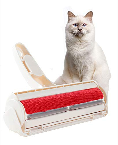 Ototon - Cepillo antipelos para mascotas, perro, gato, cepillo recogedor de pelo mágico reutilizable para pelos animales