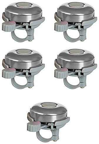 5 unids grandes campanas de aluminio bicicleta de montaña campanas equipo accesorios bicicleta campanas cuerno plata