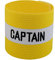 VerteLife Klassische Kapitänsband Spielführerbinde für Fußball und Training, Verstellbare Armbinde Kapitän Armbinde, Captains Armband für Erwachsene und Kinder - Einheitsgröße/Gelb