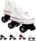 JianJud Rollschuhe Erwachsene Herren Und Damen Vierrad Rollschuhe, Canvas Zweireihige Rollschuhe Räder, Indoor Und Outdoor Zweireihige Skates Für Jugendliche A,36