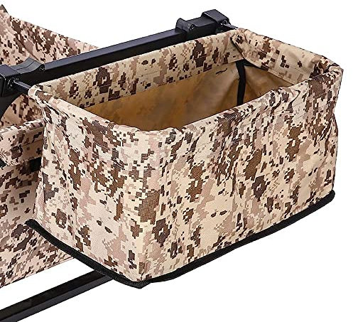 HIGOH Handcart, Faltende Outdoor -Trolley -Einkaufscamping -Handschusse Tragbarer Trolley Cart Accessoires -Ztasche/C