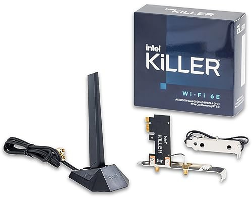 Intel Killer Wi-Fi 6E AX1675 Netzwerkadapter PCIe 802.11ax Bluetooth 5.3