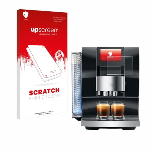 upscreen Schutzfolie für Jura Z10 | Transparenter Displayschutz Made in Germany Kristall-Klar Kratzschutz Anti-Fingerprint