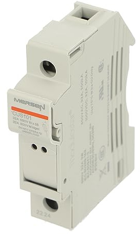 G1062721 | CUS101 | MERSEN FUSE HOLDER, SINGLE POLE, FOR 10.3X38.1 FUSE-LINKS, WITHOUT INDICATOR