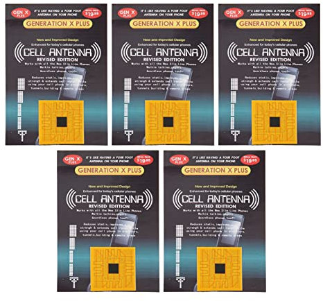 5 Stück Handy Signalverstärker Aufkleber für Besseren Empfang in Schiffen, Aufzügen, Autos, Gebäuden, Tunneln und Bergen, Tragbarer Signalverstärker