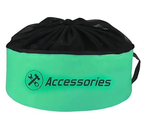 Hoquare RV Hose Storage Bag, Waterproof RV Hose Organizer Bag, Caravan Camping Cable Organizer, Storage Equipment Organizer Bags for Electrical Cords Fresh Water Hoses Sewer Hoses，Green