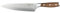 Rockingham Forge Ashwood 20cm Chef’s Kitchen Knife – All-Purpose Ultra Sharp German Stainless Steel Blade - Professional Non-Stick Hammered Finish - Durable Full Tang Natural Wood Handle