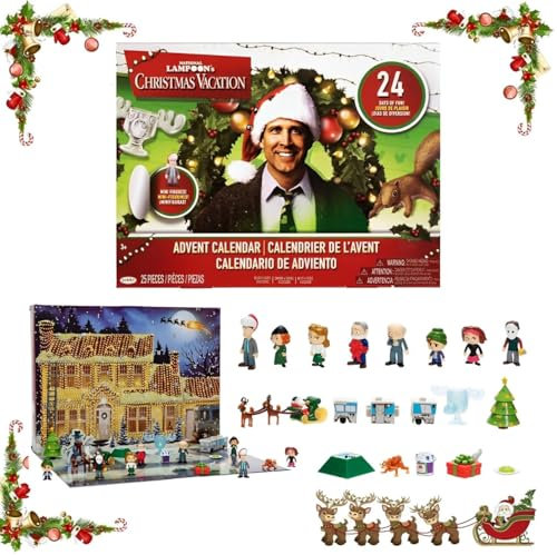 Weihnachtskalender Adventskalender 2024,National Lampoon's Christmas Vacation Adventskalender, 24 Tage Weihnachtskalender 2024, Weihnachts Countdown Kalender,Griswold Christmas Adventskalender(1Pcs)