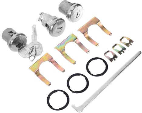 ETHZZLE 1 Satz Türschließzylinder Austausch Des Schließzylinders Zylinderschloss Kupfer Silver