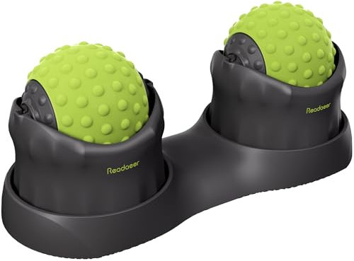 2er-Pack Massage Bälle mit Sitz für Faszienentspannung, Muskelkater, Triggerpunkt, Muskelknoten und Yoga entspannen, manueller Massageball für Arm, Schulter, Nacken, Rücken, Fuß