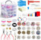 Jewelry Making Kit, 1960 pcs, Supplies Includes Beads, Instructions, Findings, Wire for Bracelet, Necklace, Earrings Making Kit for Adults