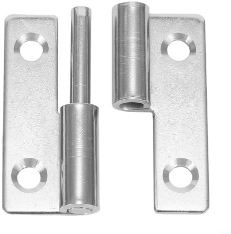 Edelstahl-Türbeschläge, abnehmbares Scharnier mit Hebefunktion (5,1 cm links)