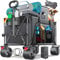 KESSER® Bollerwagen GTR9000 Handwagen 200Kg | 300L Stauraum Transportwagen faltbar extra breite 360° Räder & Feststell-Bremsen Wetterbeständig Strandwagen inkl Abdeckung Seitentasche & Getränkehalter