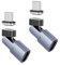 N. NETDOT Adaptateur Magnétique 100W – Charge Ultra-Rapide & Transfert de Données – Convertisseur USB-C Magnétique pour Smartphones, Tablettes, Écouteurs, etc. – Lot de 2
