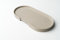 Siqual Design Metall Tablett mit Reling, minimalistisches & stilvolles Design, wetterfest & robust für Küche, Bad & Wohnbereich, Made in EU – Tablett Butler (Champagne Beige)