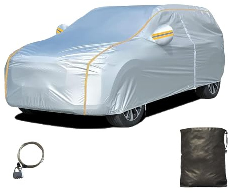 Auto Vollgarage für Seat Arona (2021-2025), wasserdichte Auto Schutzhülle für den Außenbereich, Schutz vor Sonne, Regen und Staub mit Reißverschlusstür