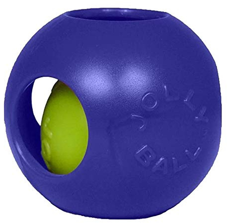 Jolly Pets Teaser Ball Interactive Dog Toy, 6 in Medium, Blue