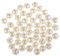 50 Perlen Knöpfe Perlenkappen mit für schneidern, Scrapbooking, Crafting oder dekorative, 11 mm